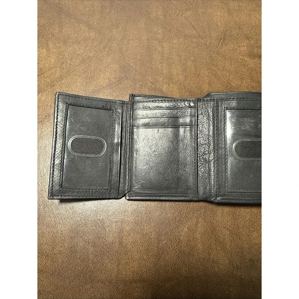 Paul & Taylor Men's Genuine Leather Trifold Wallet w/ Foldouts - Soft Supple EUC